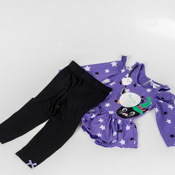 NWT 🎃Cat Tunic & Black Leggings - 18 months - Picture 2 of 2